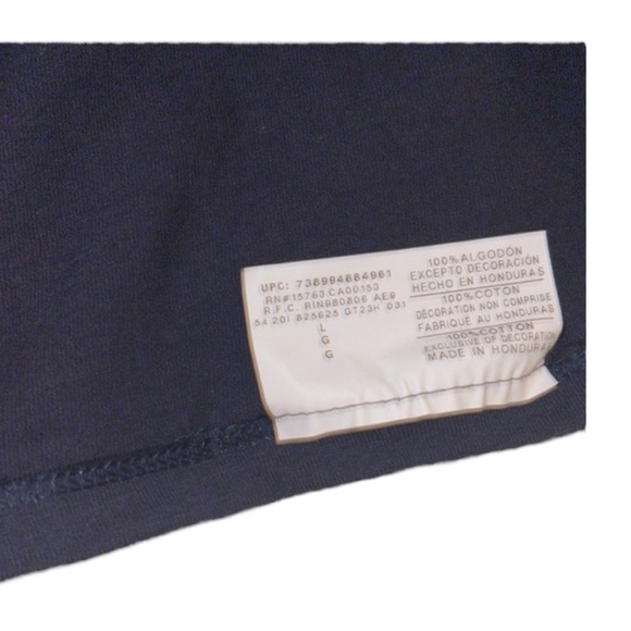 Champion Men’s t-shirt size large - Navy Blue - Picture 8 of 8